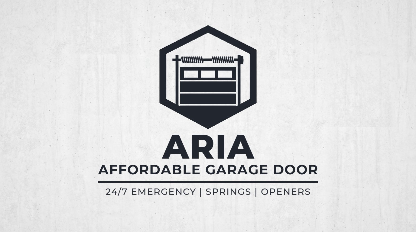 Aria Affordable Garage Door Logo